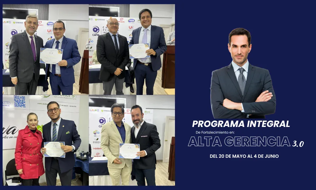 Programa Integral de Fortalecimiento en Alta Gerencia 3.0 culmina con éxito una nueva edición enfocada en el crecimiento y liderazgo empresarial